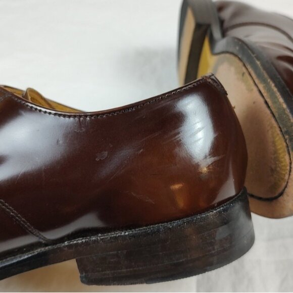 Cole Haan Calhoun Brown Leather Split Toe Oxfords Mens 6EE - Picture 6 of 13